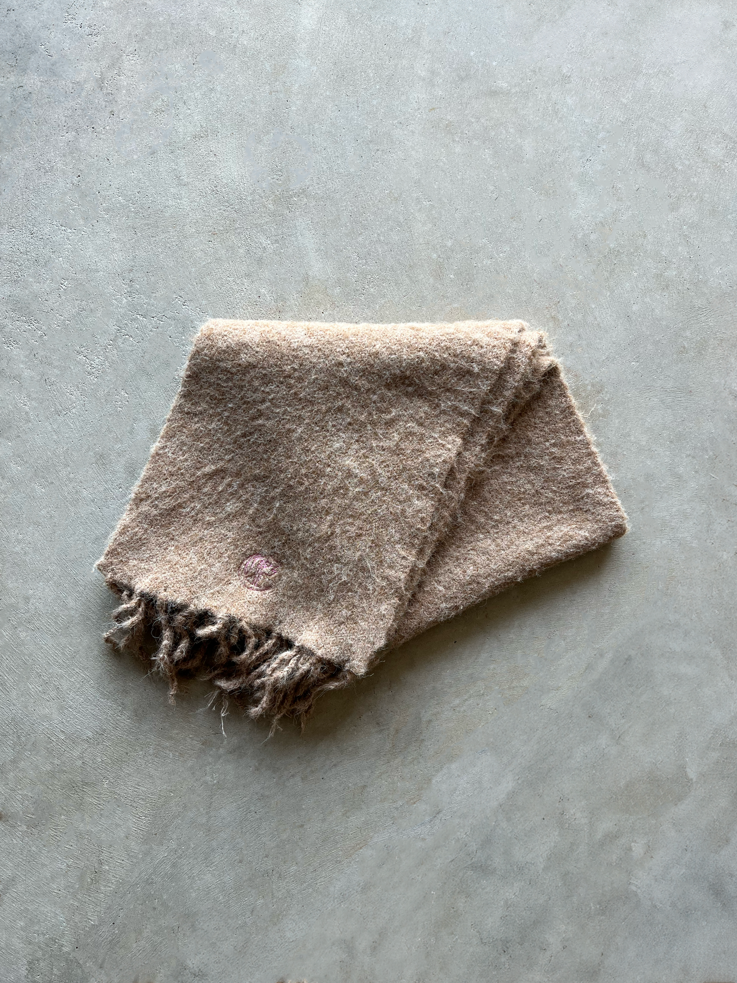 MOHAIR SCARF (BEIGE)