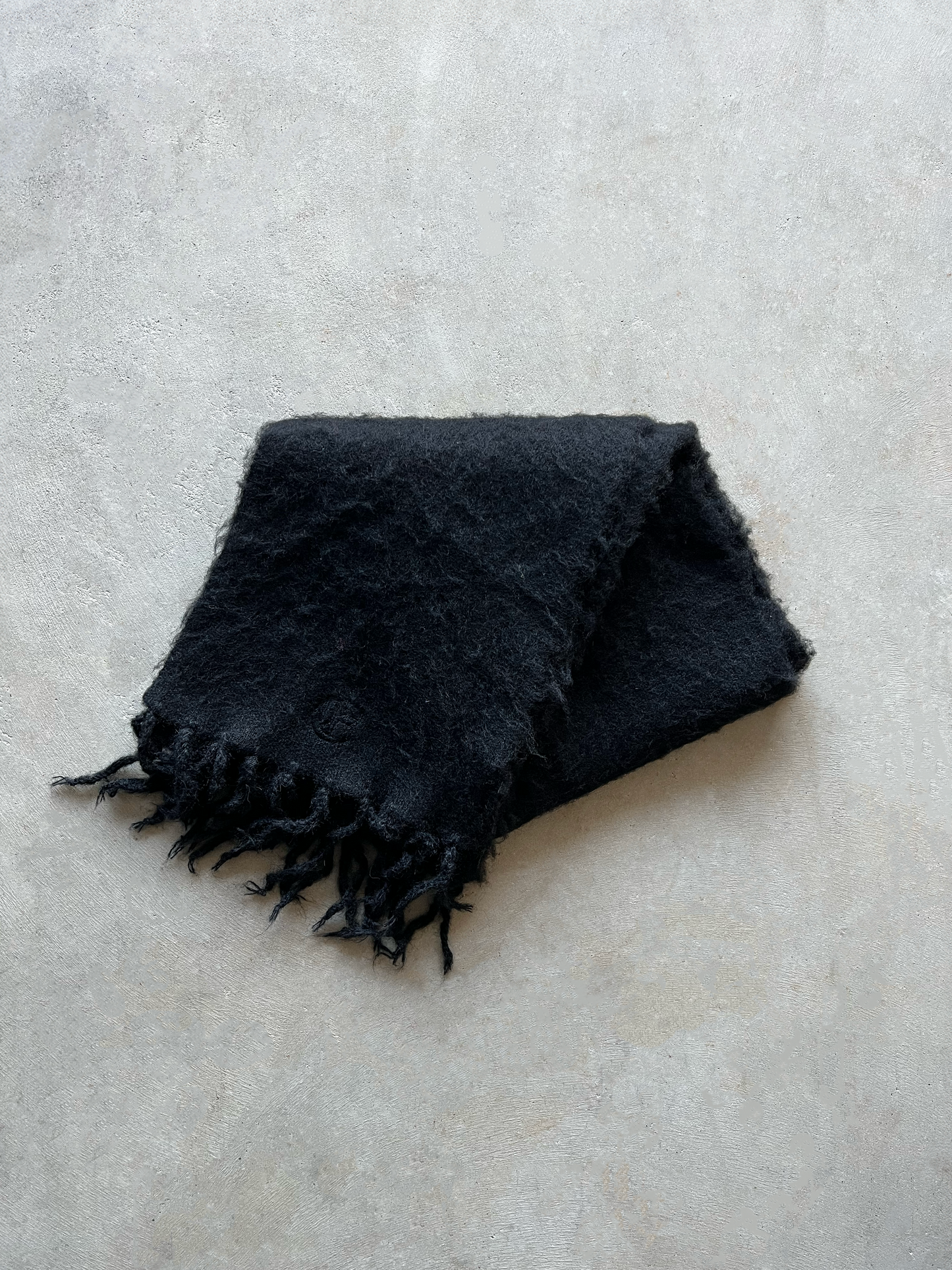 MOHAIR SCARF (BLACK)