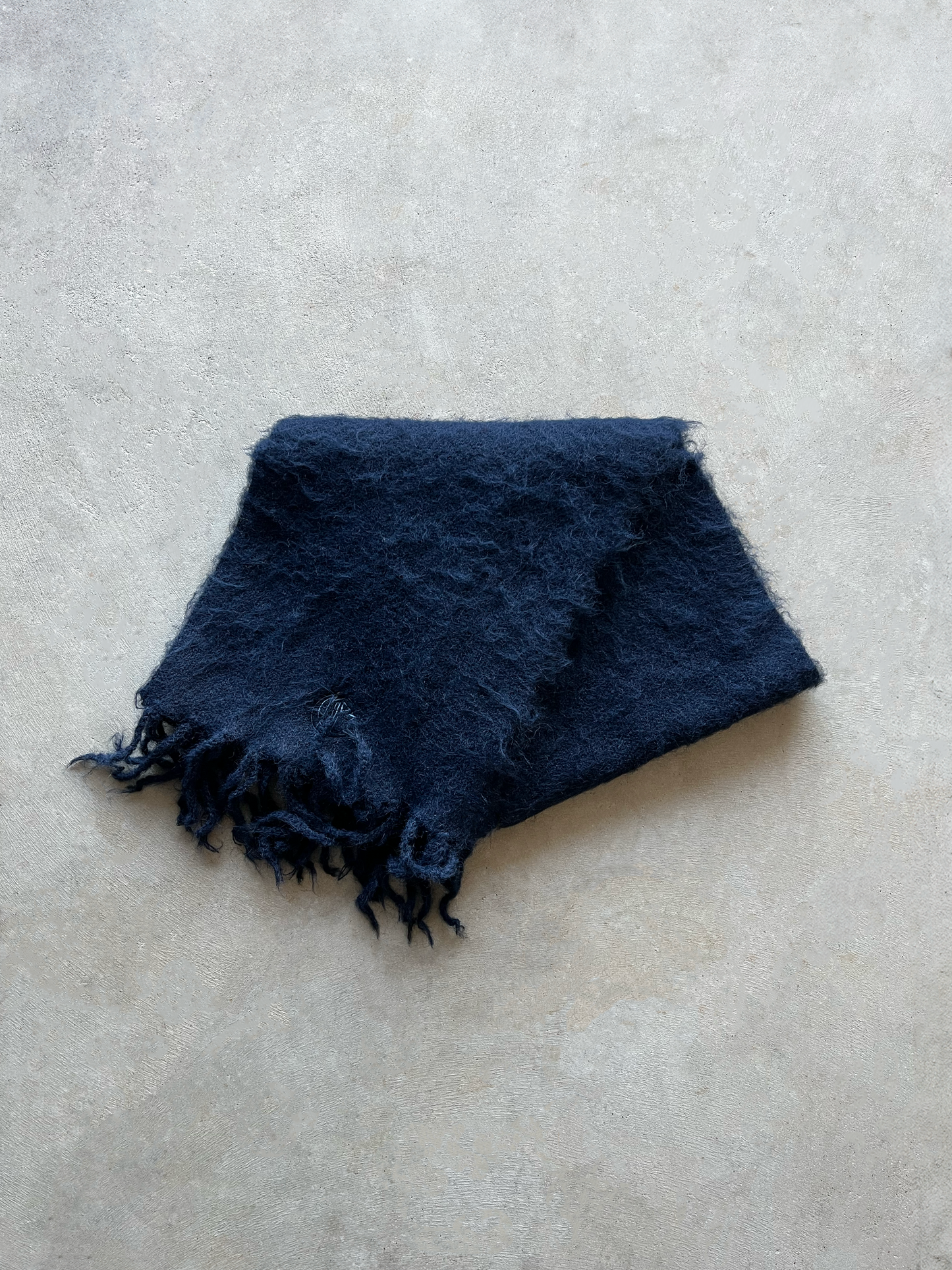 MOHAIR SCARF (BLUE)