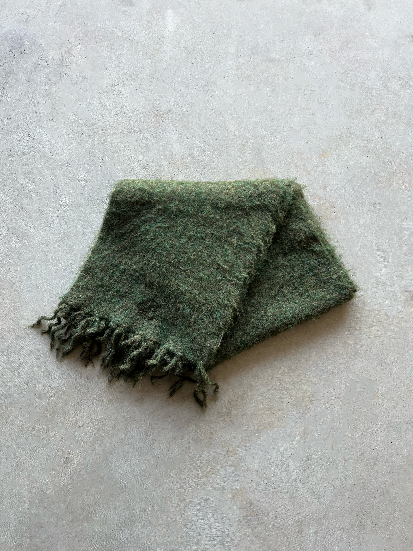 MOHAIR SCARF (GREEN)