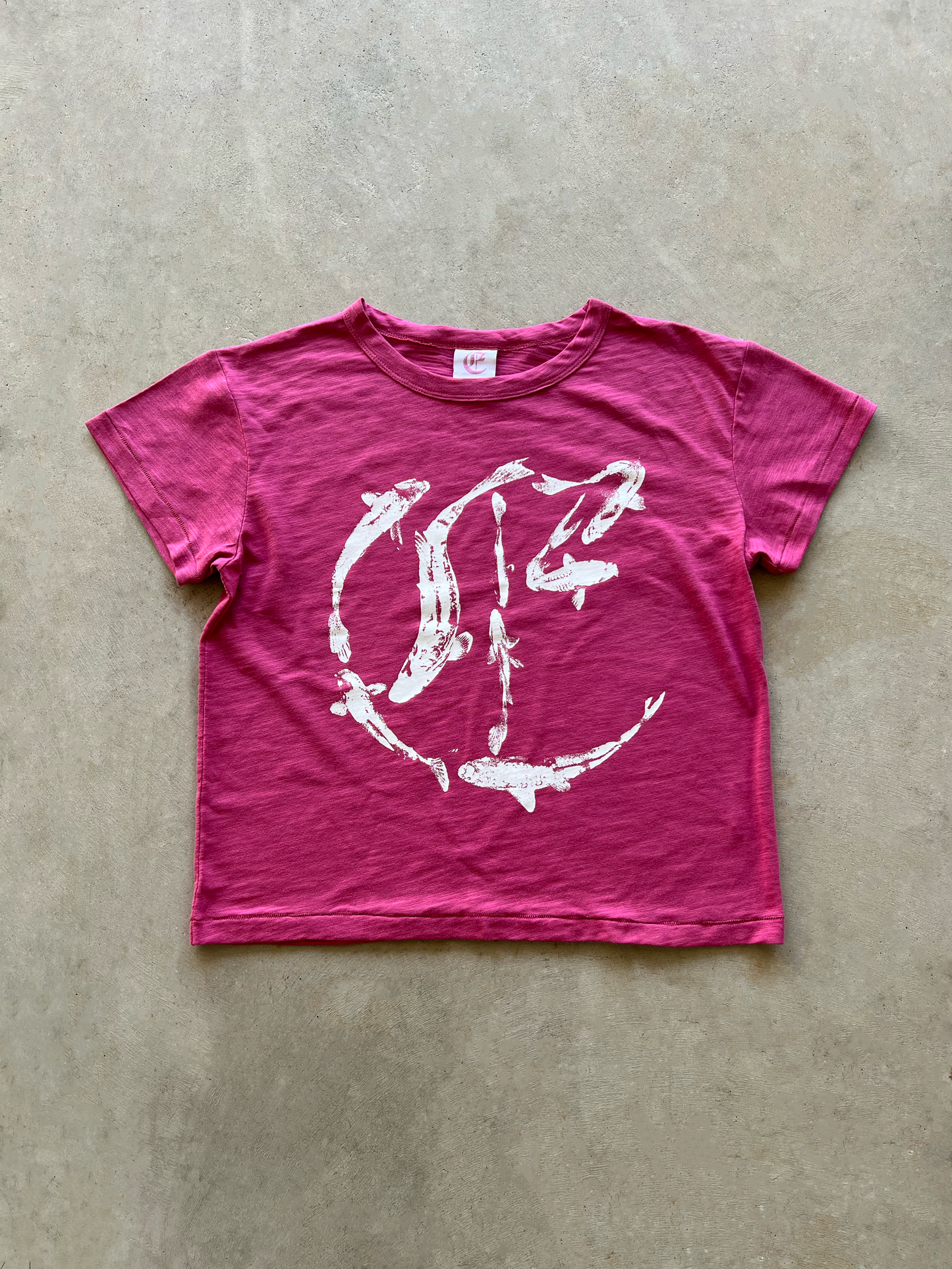 KOI FISHES BABY TEE (PINK)