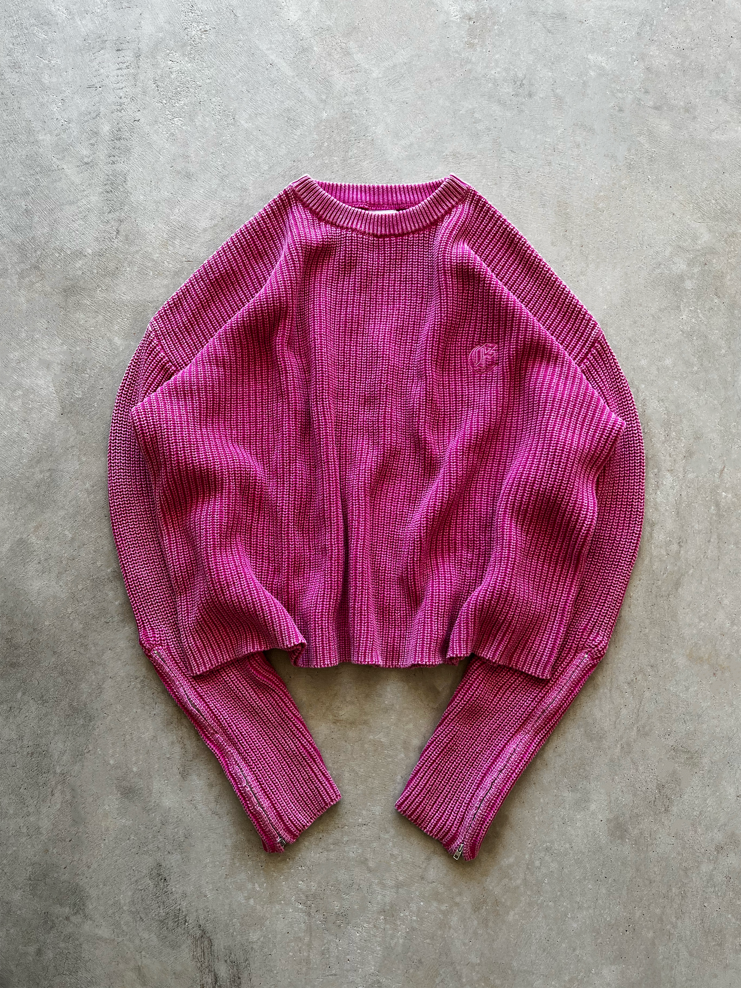 FADED WASHED KNIT (PINK)