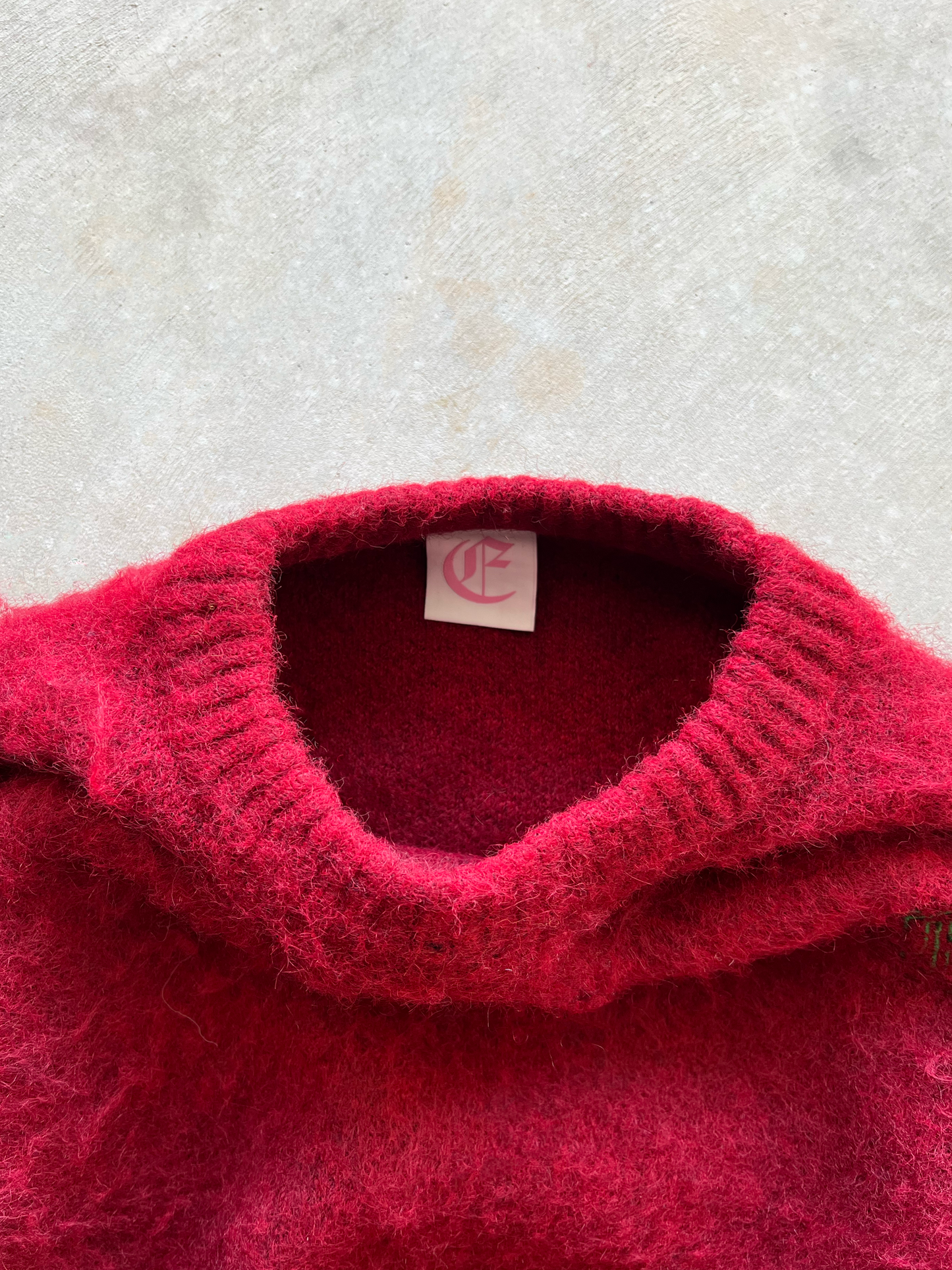 MOHAIR SWEATER (RED)