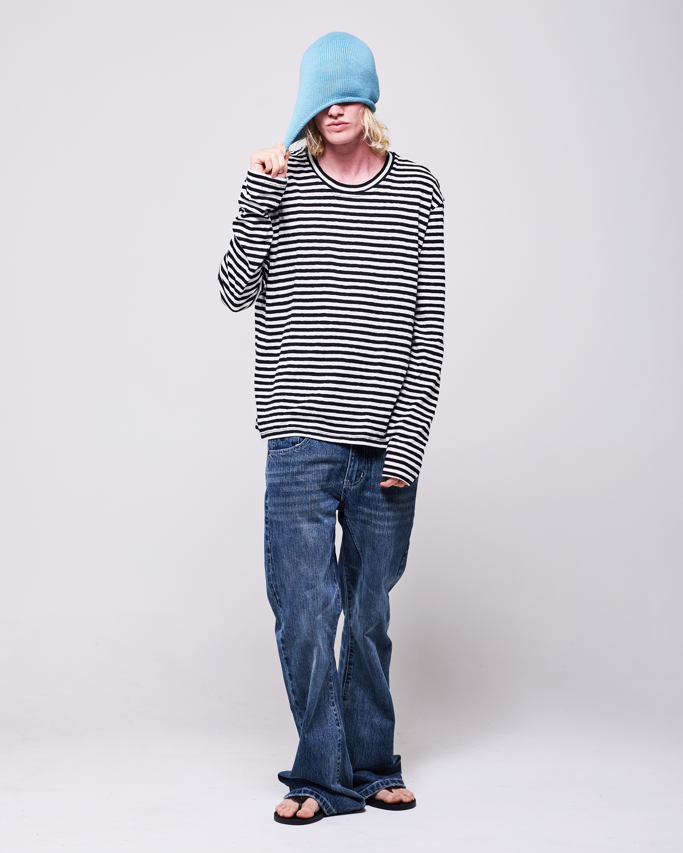STRIPES LONG SLEEVES (BLACK/WHITE)