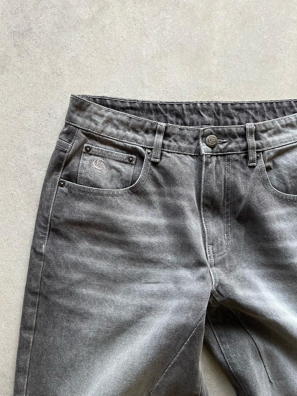 JAPANESE BAGGY DENIM (ASH GRAY)