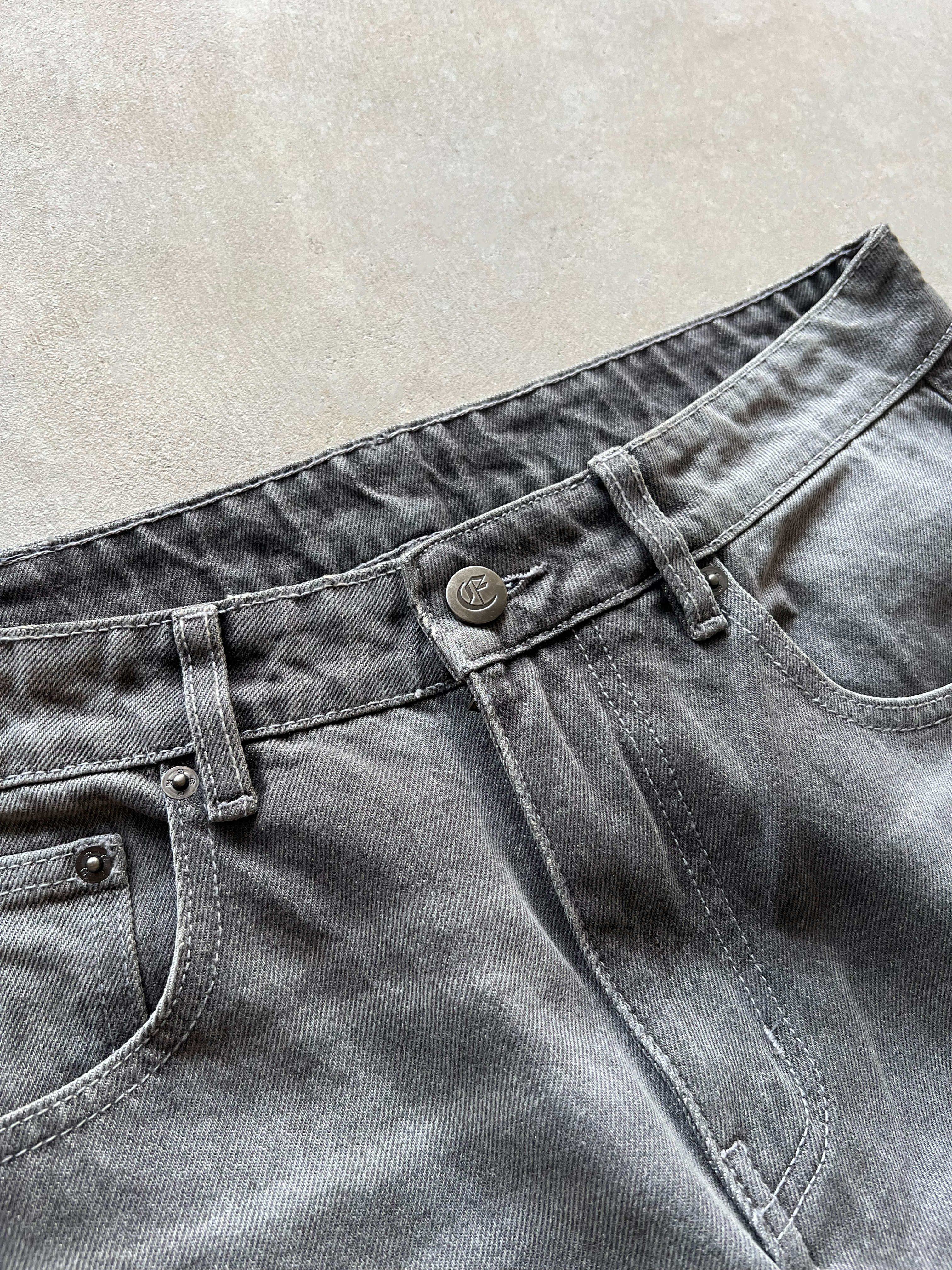 JAPANESE BAGGY DENIM (ASH GRAY)