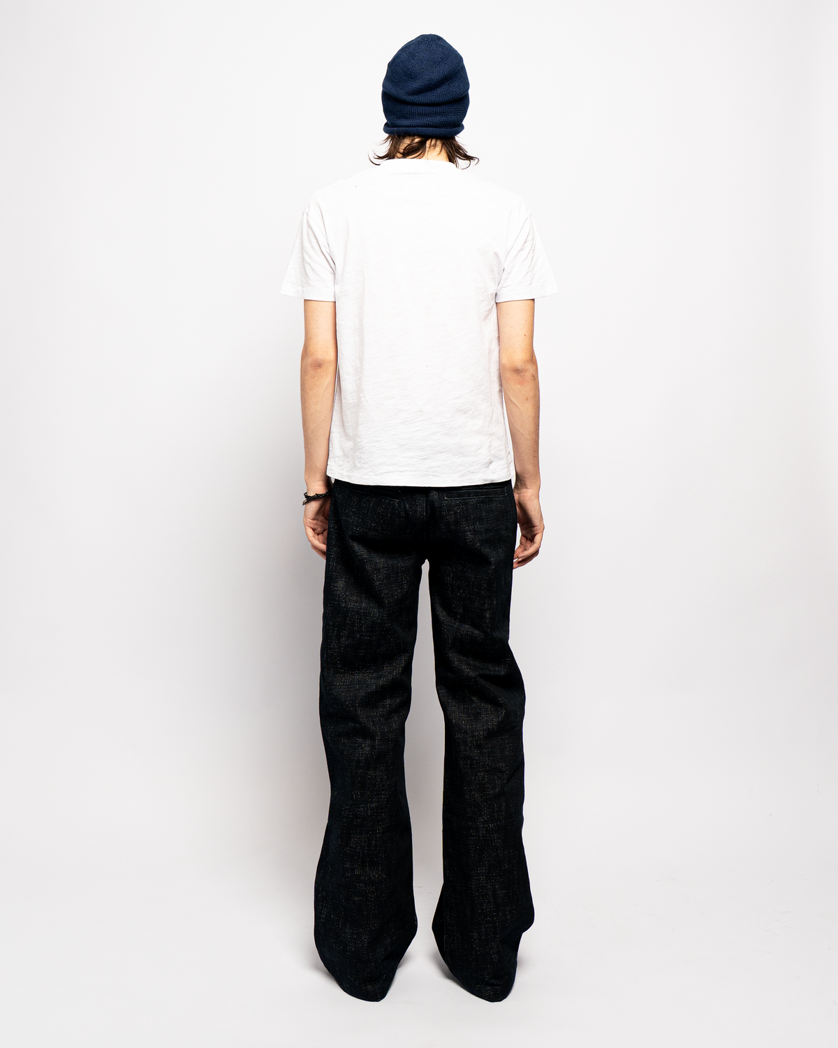 JAPANESE DISTRESSED BOOTCUT DENIM (BLACK)