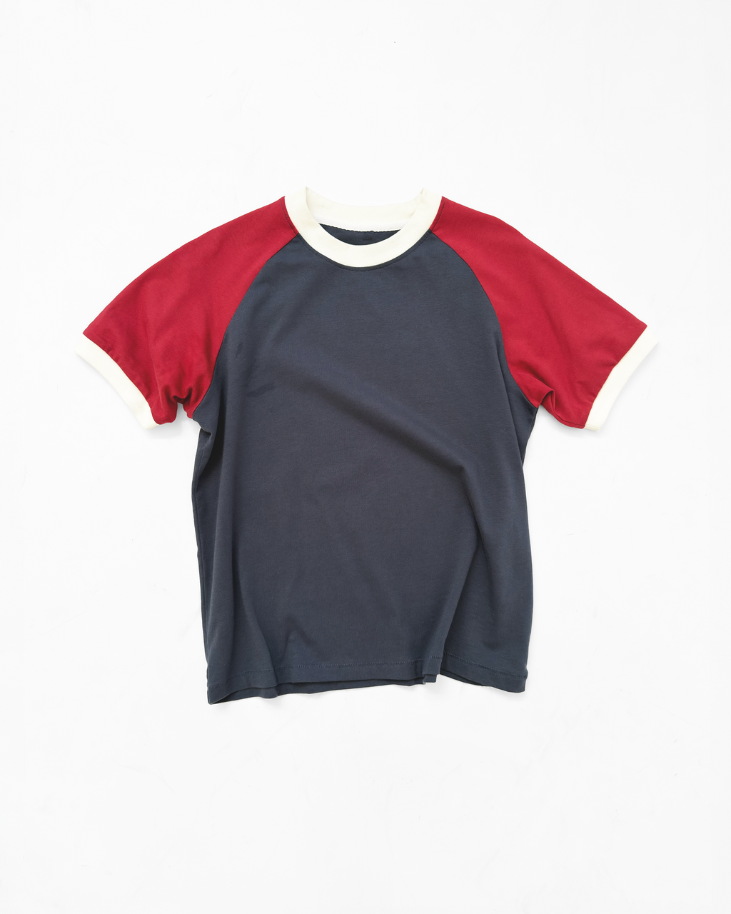 RINGER TEE RAGLAN (BLUE/RED)