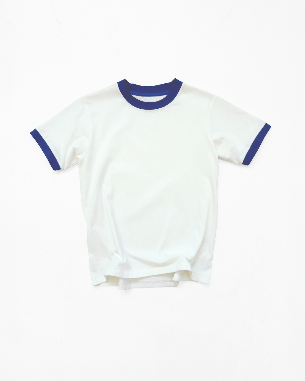 RINGER TEE REGULAR (WHITE/BLUE)