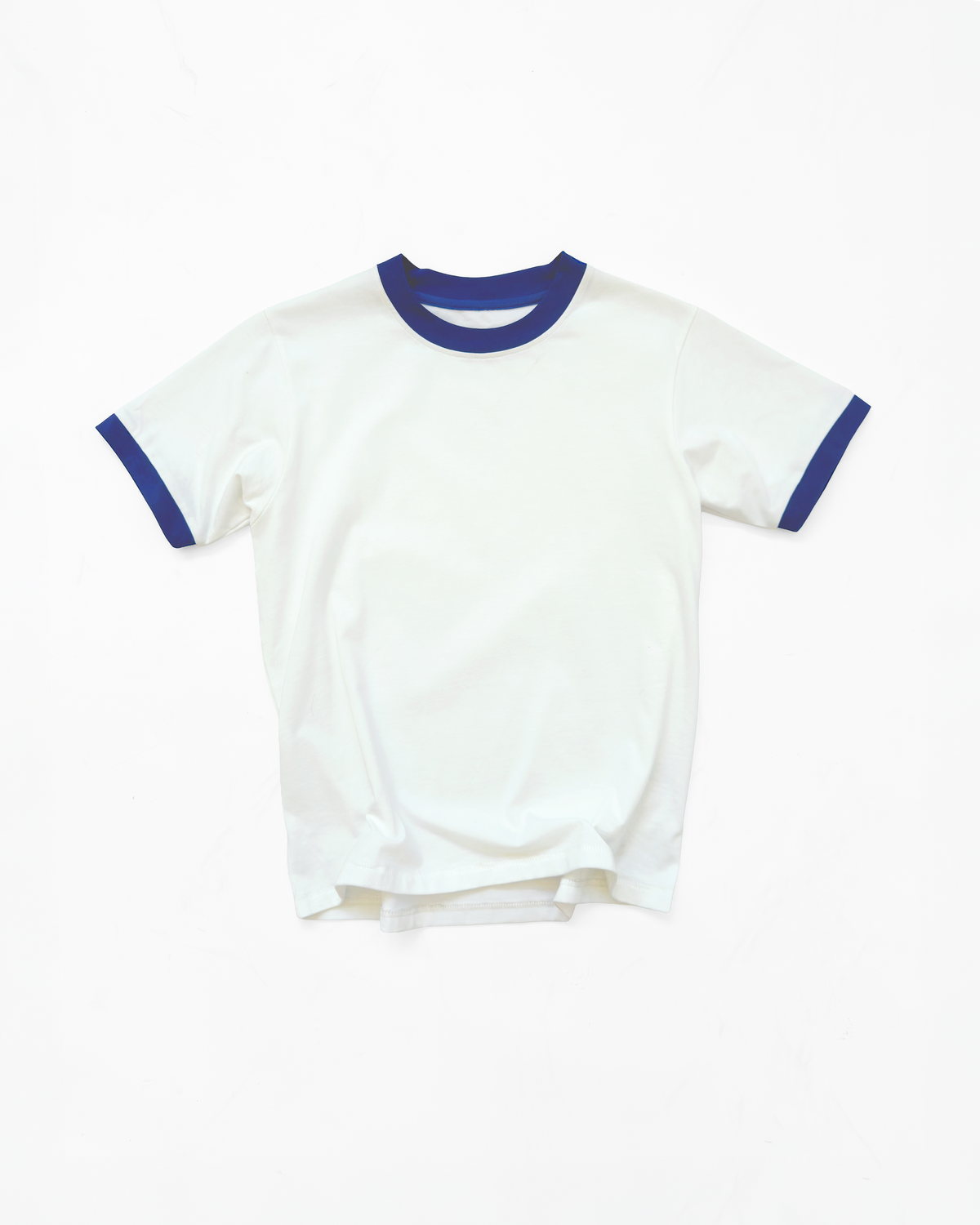 RINGER TEE REGULAR (WHITE/BLUE)