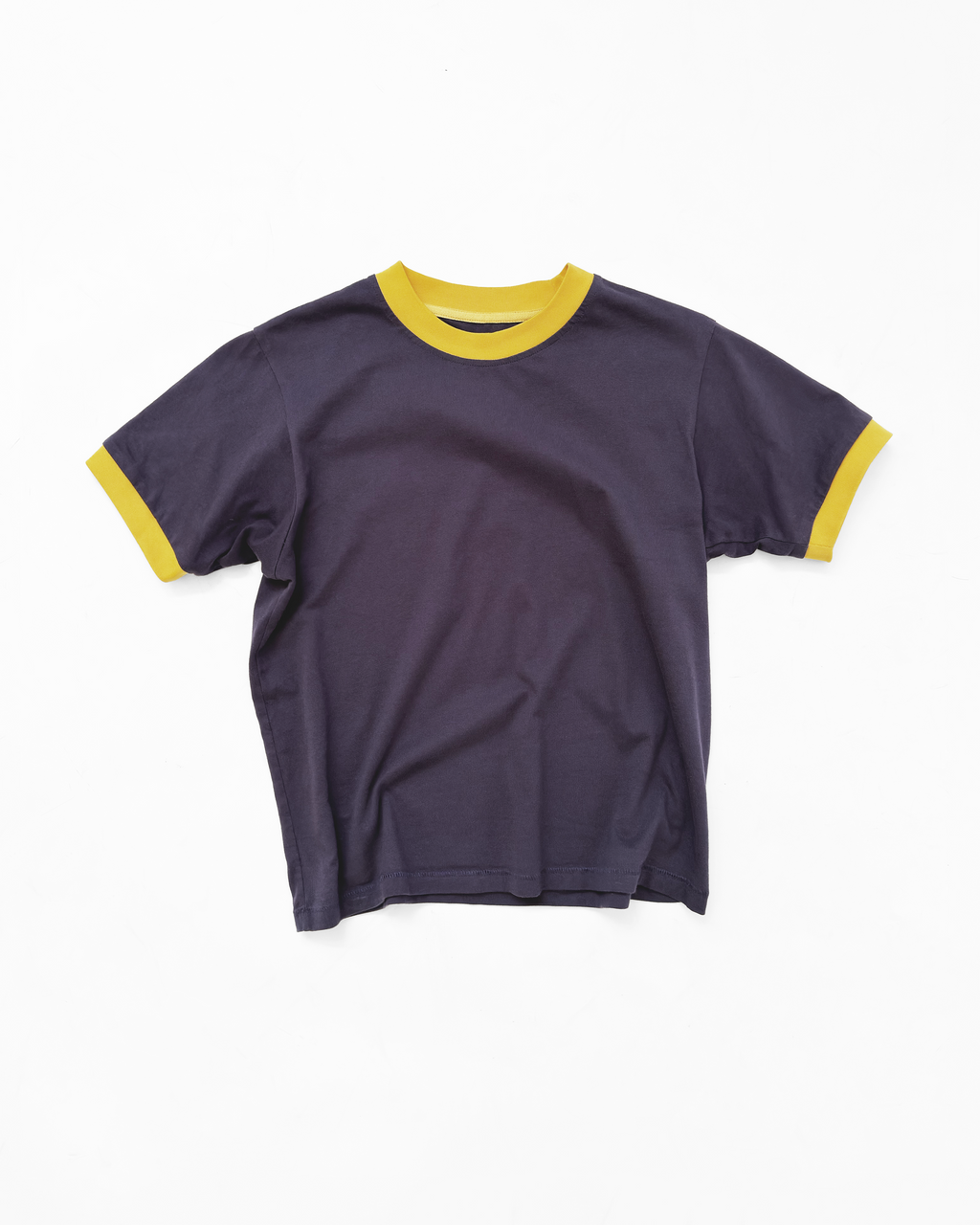 RINGER TEE REGULAR (PURPLE/YELLOW)