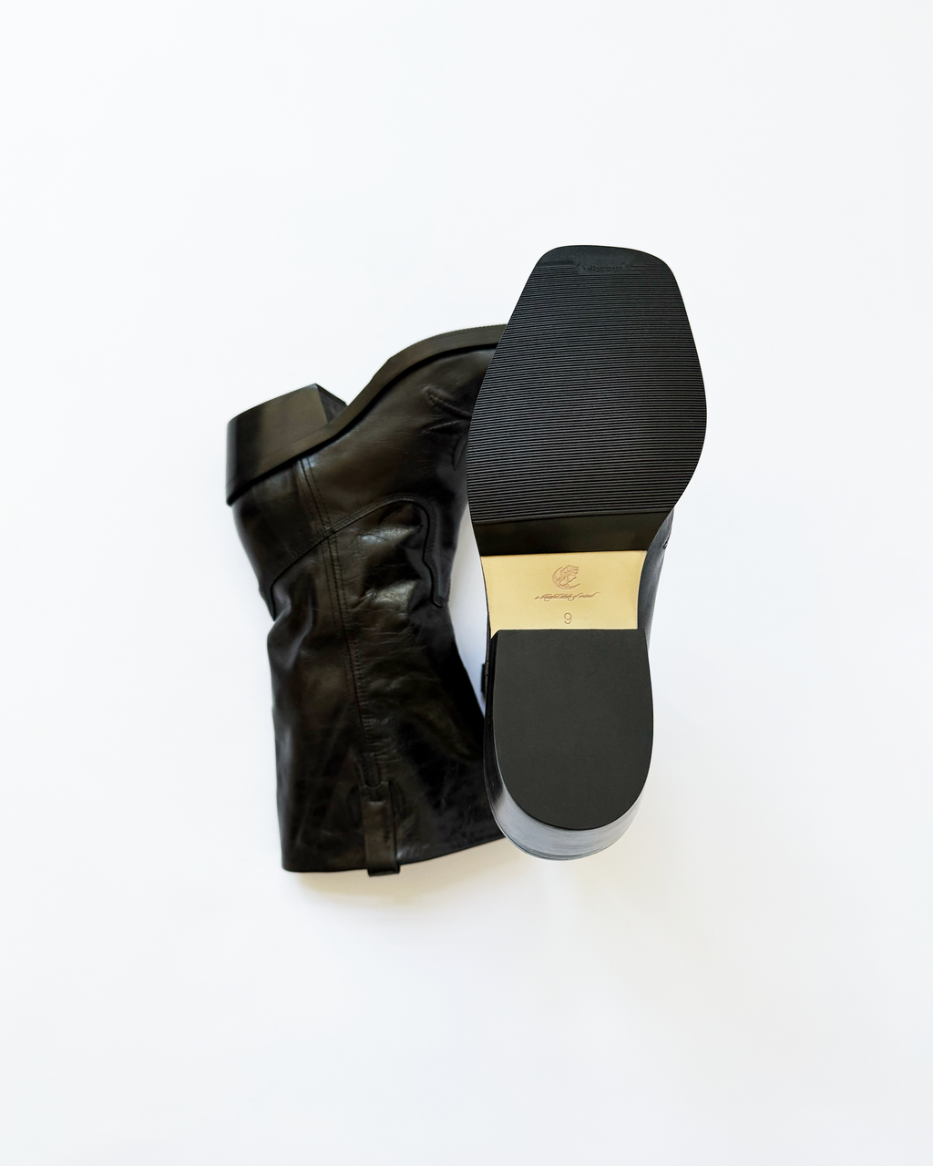 COWBOY BOOTS (BLACK) - ELYSIAN
