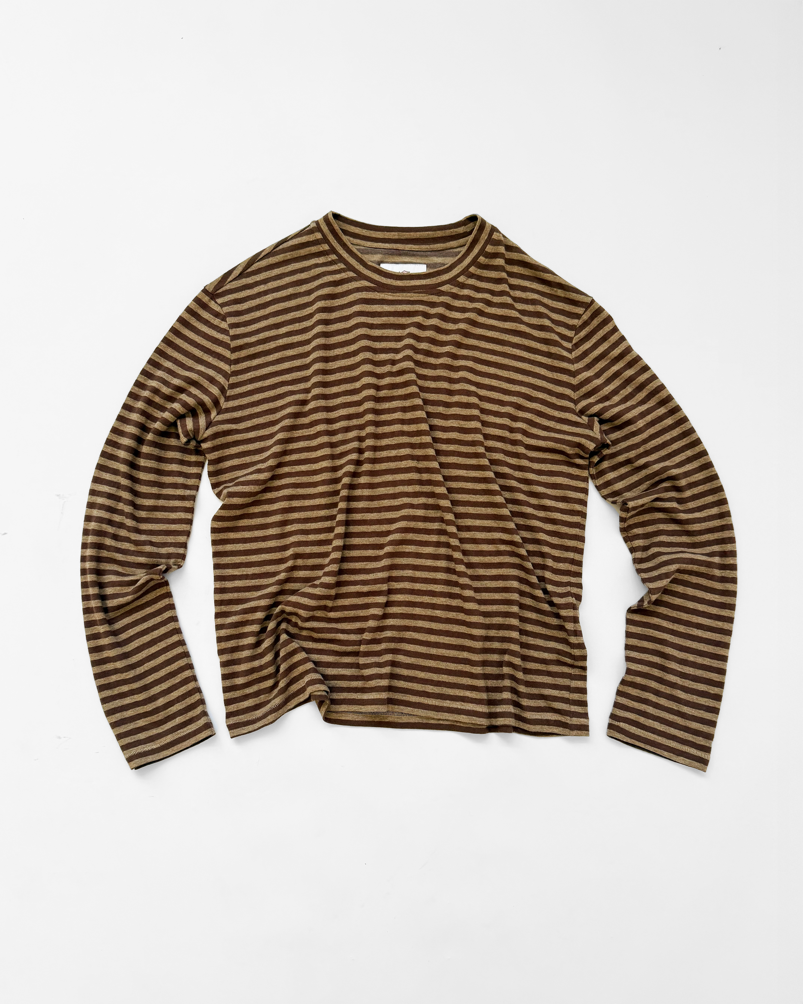 STRIPES LONG SLEEVES (BROWN) - ELYSIAN