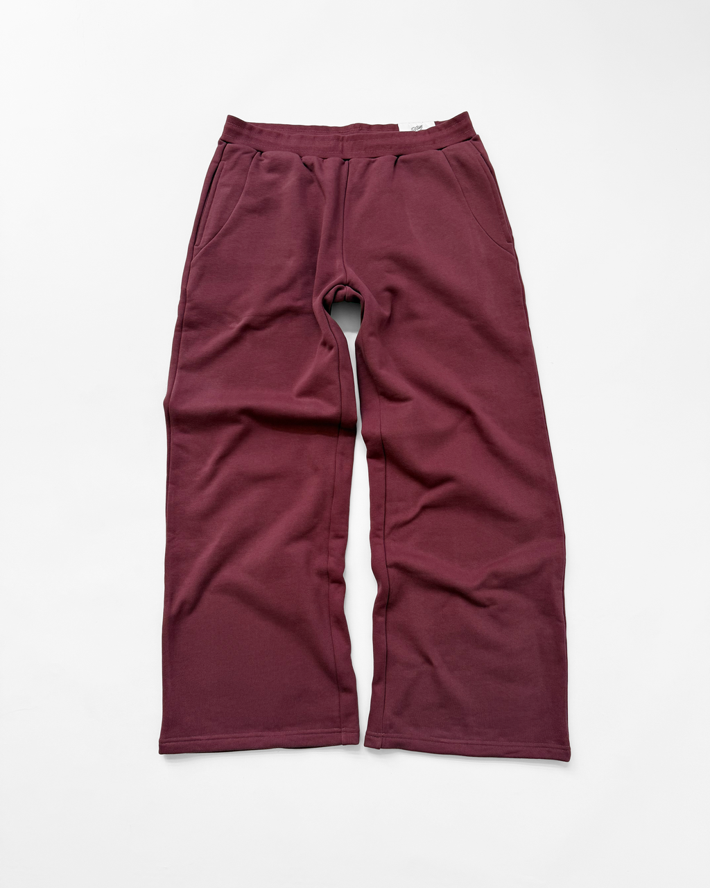 BAGGY SWEATPANTS (BURGUNDY) - ELYSIAN