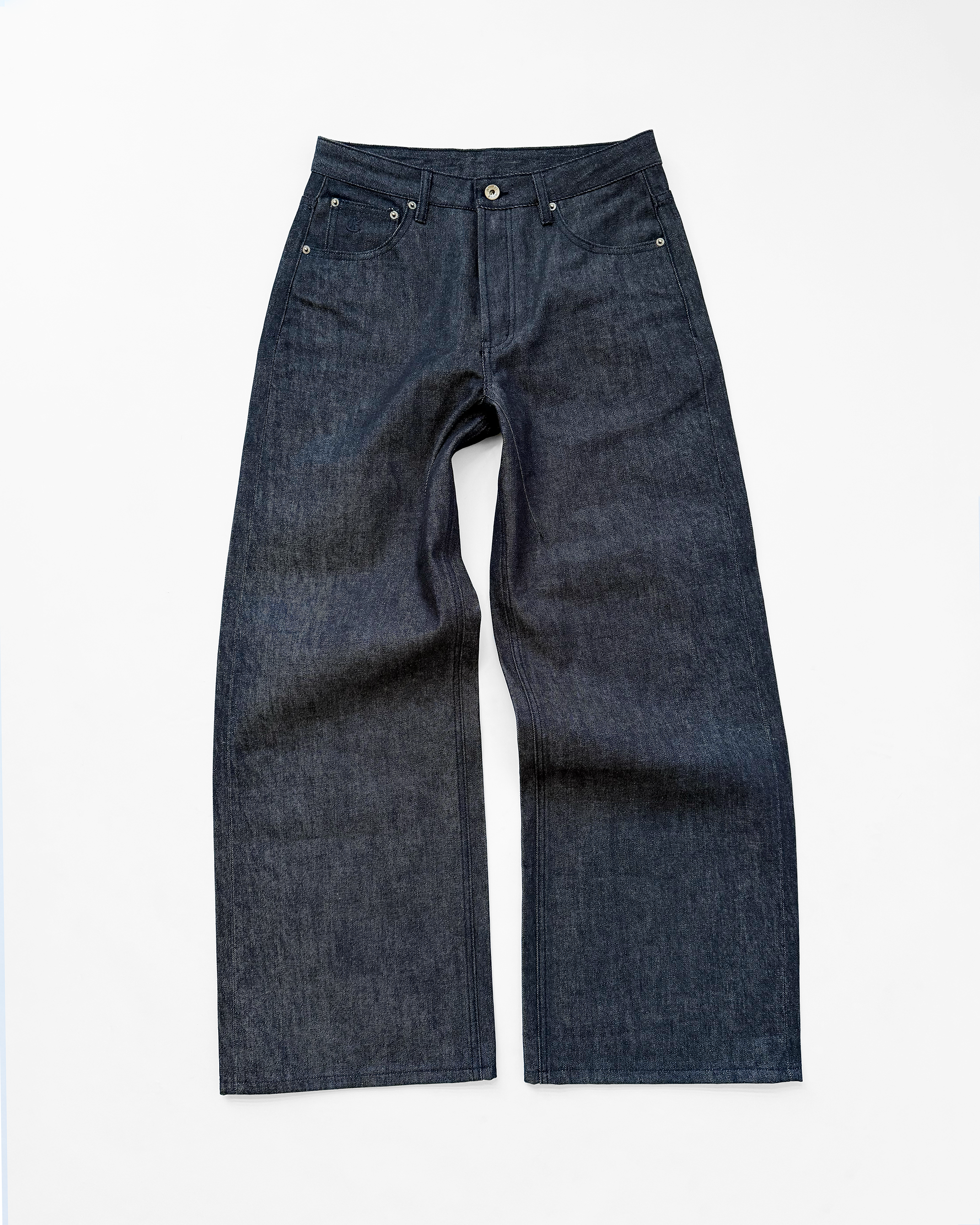 JAPANESE SELVEDGE BAGGY DENIM (INDIGO) - ELYSIAN