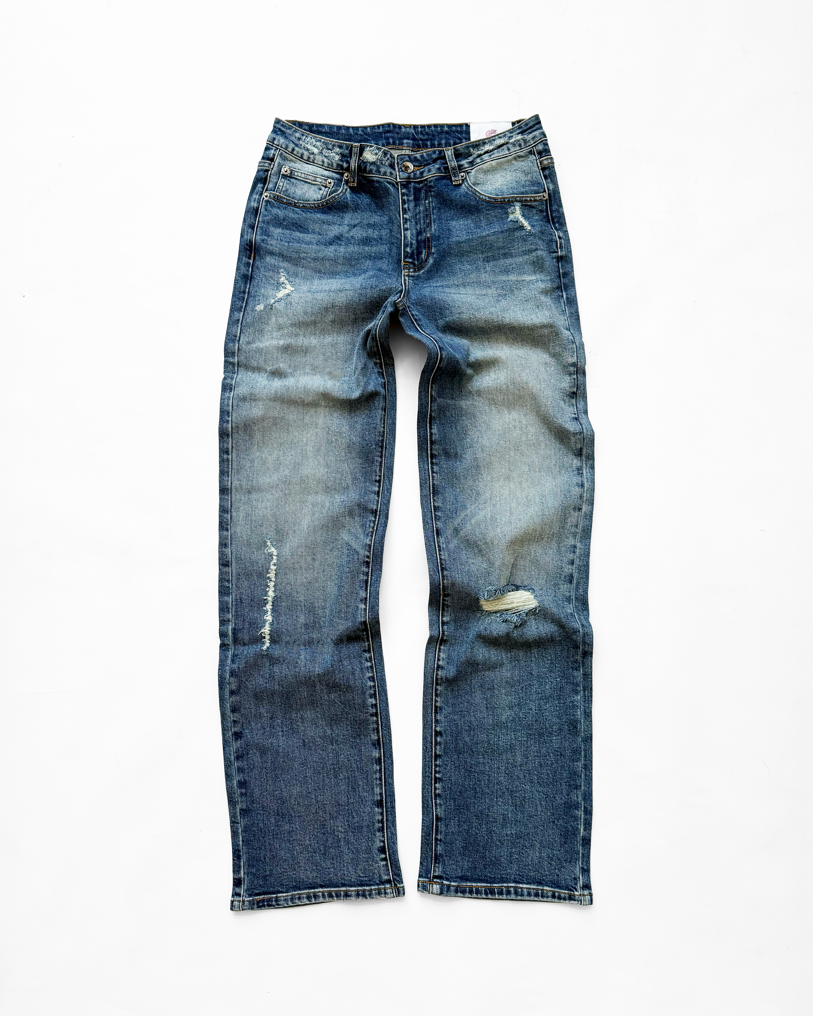 "LOWRISE" DENIM (DEFECTIVE/STRAIGHT CUT)