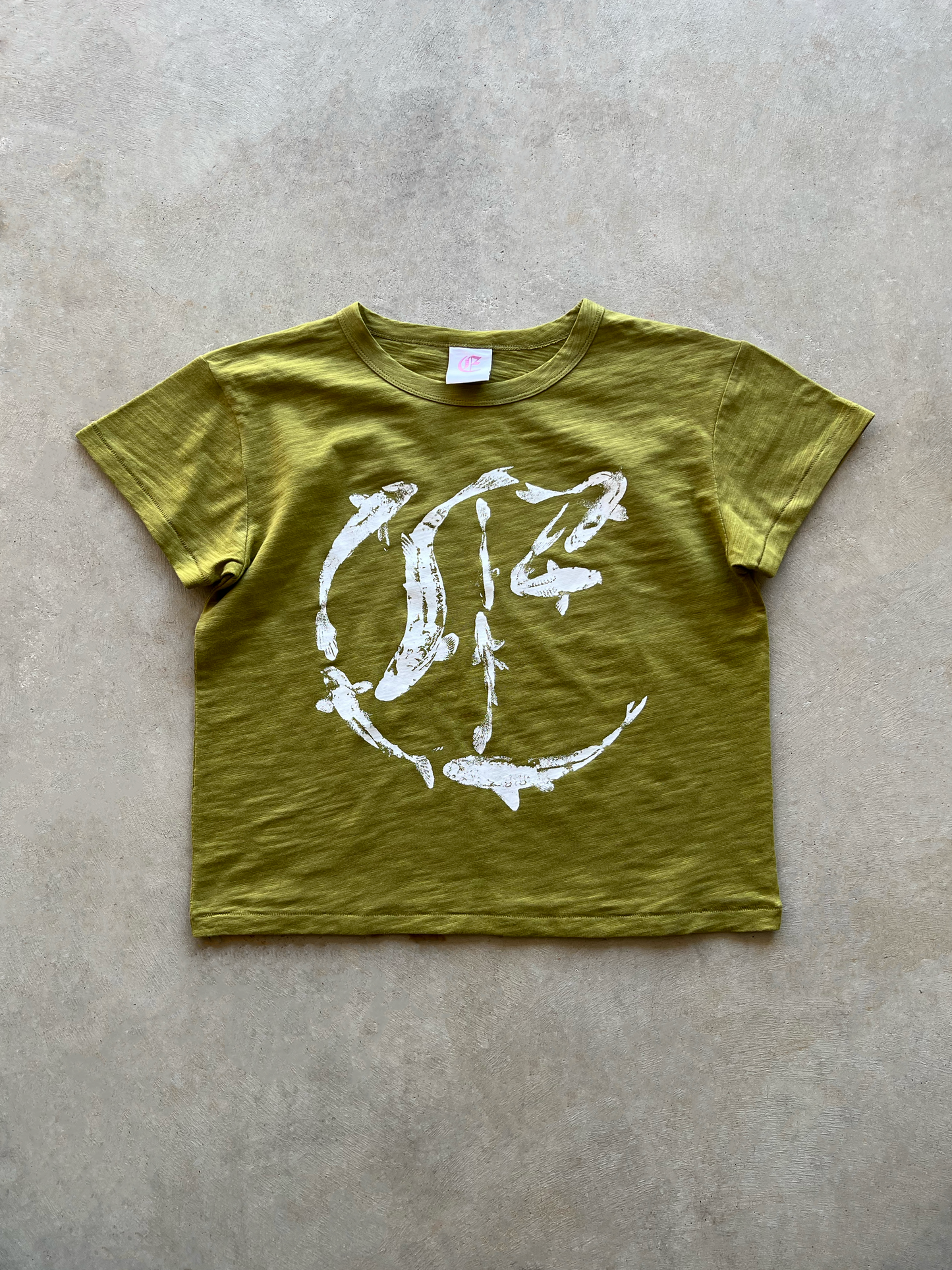 KOI FISHES BABY TEE (GREEN)