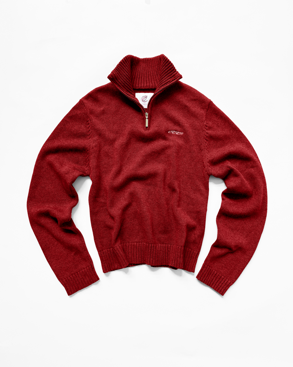 TRIPLE E QUARTER ZIP (RED)