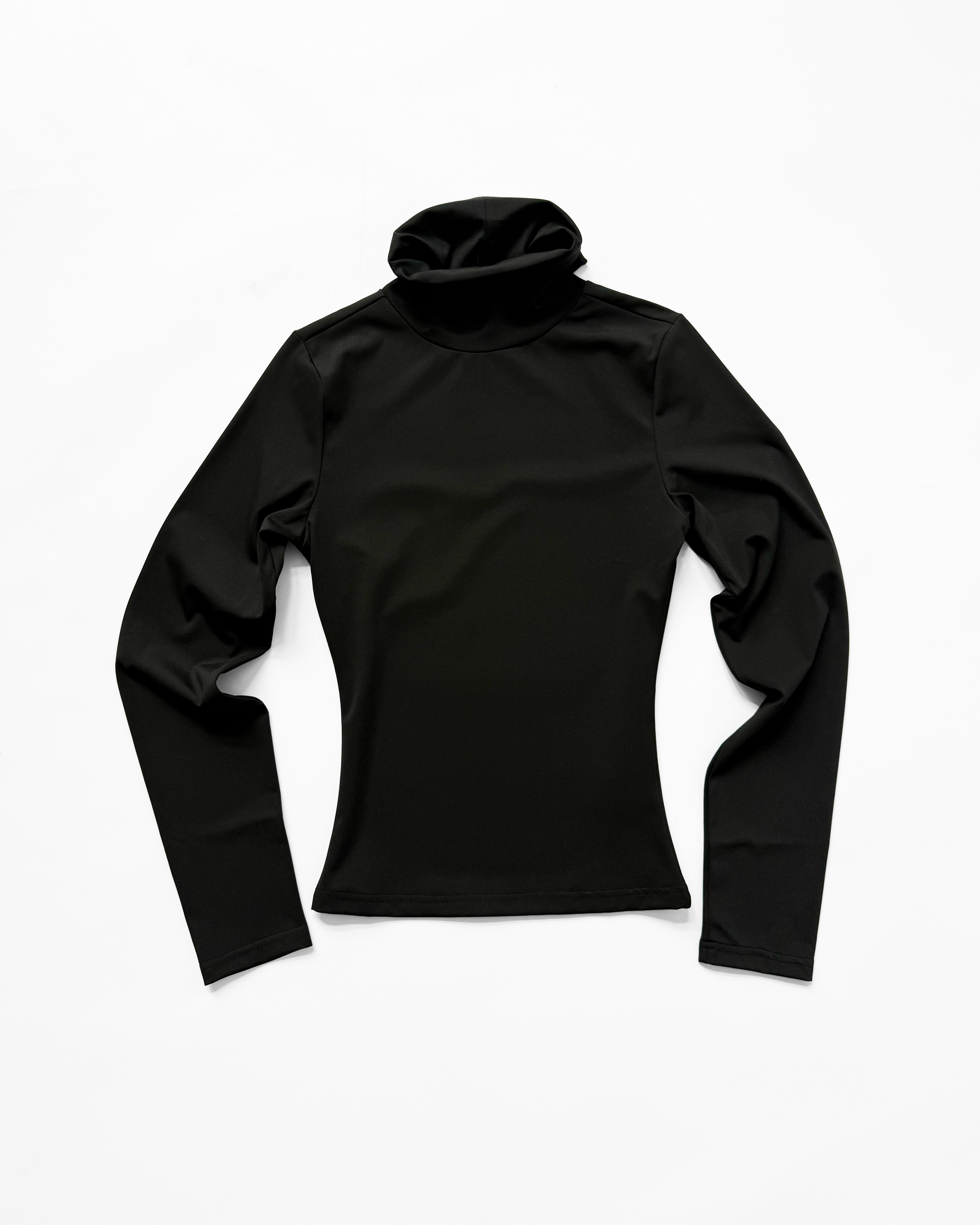 TURTLE NECK TOP (BLACK) - ELYSIAN