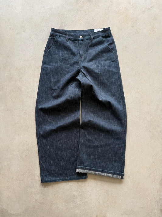 19OZ JAPANESE SLUB SELVEDGE DENIM (INDIGO W/ INDIGO STITCH)