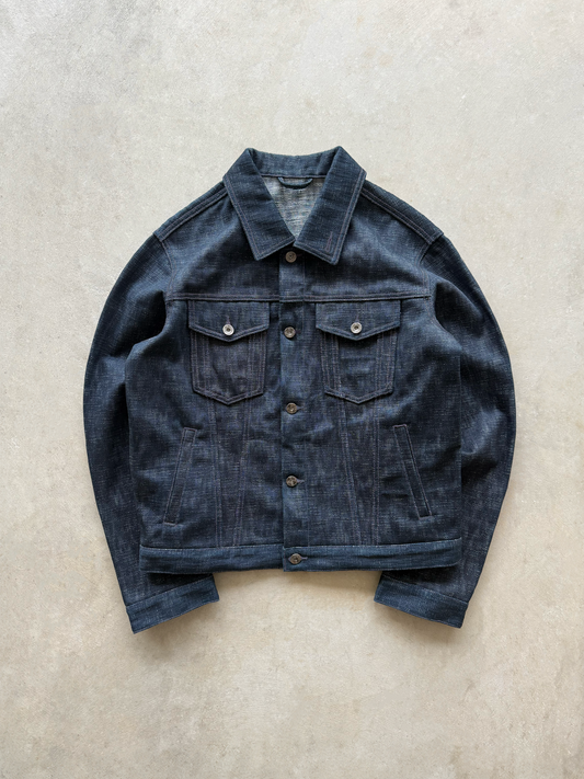 19OZ JAPANESE SLUB SELVEDGE DENIM JACKET (INDIGO W/ INDIGO STITCH)