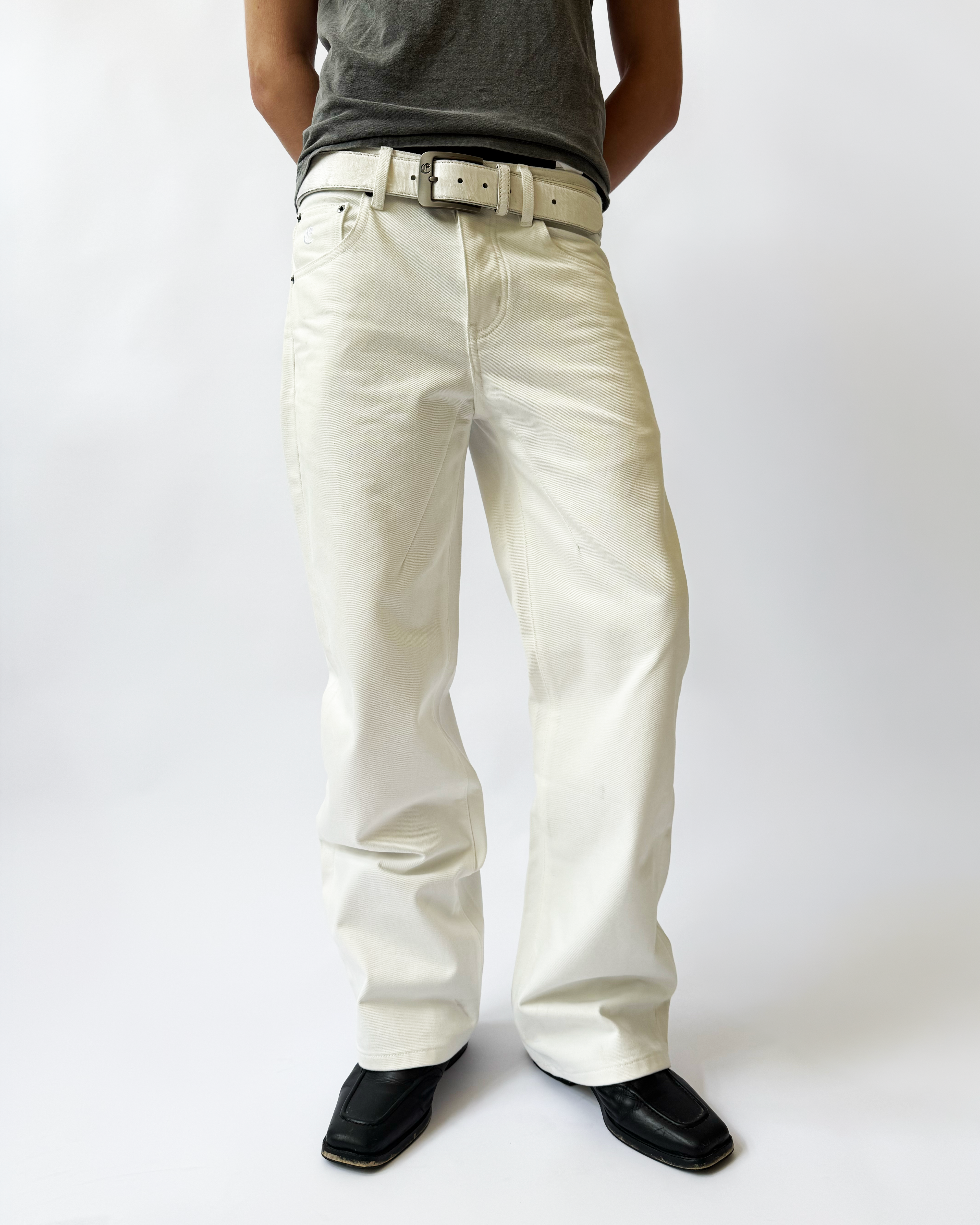JAPANESE SELVEDGE BOOTCUT DENIM (CREAM)