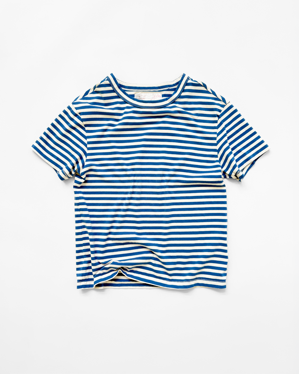 STRIPES FITTED TEE (BLUE)