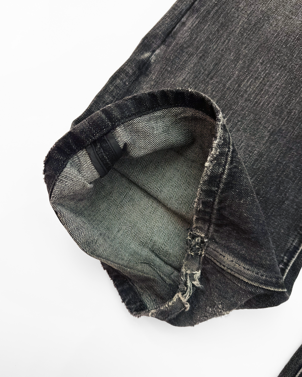 JAPANESE DISTRESSED BOOTCUT DENIM (BLACK)