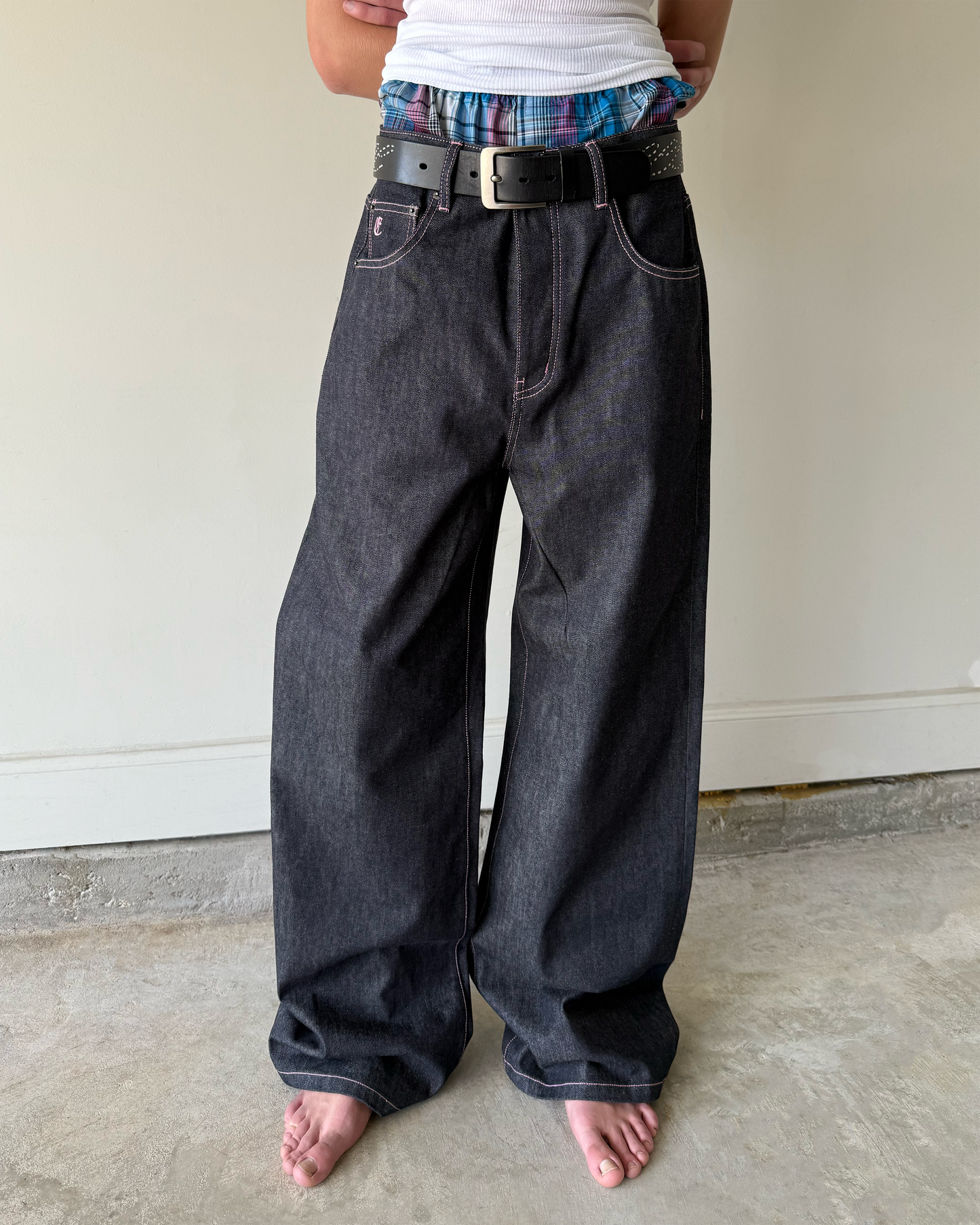 JAPANESE SELVEDGE BAGGY DENIM (INDIGO)