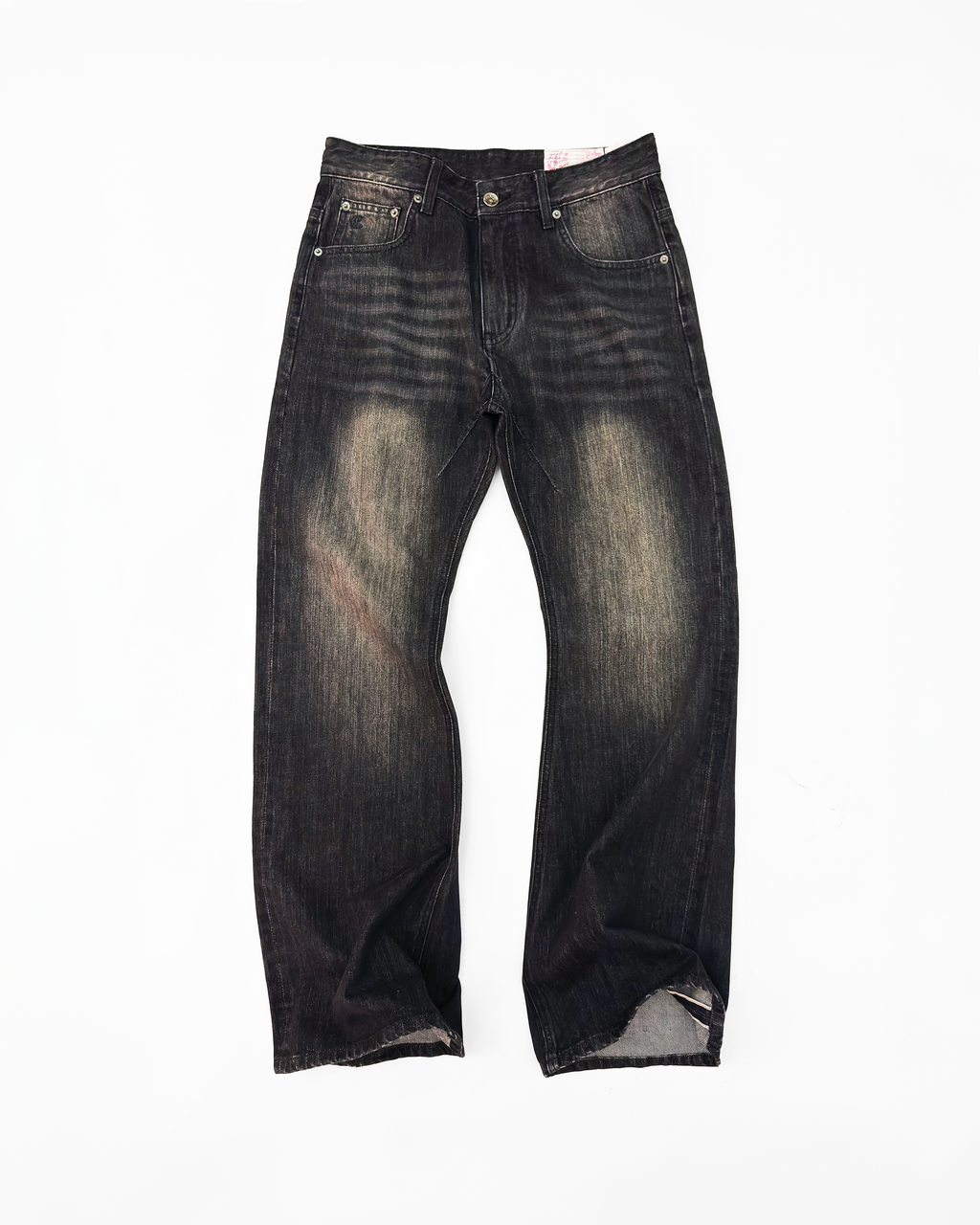 JAPANESE SELVEDGE LOOSE BOOTCUT DENIM (BLACK)