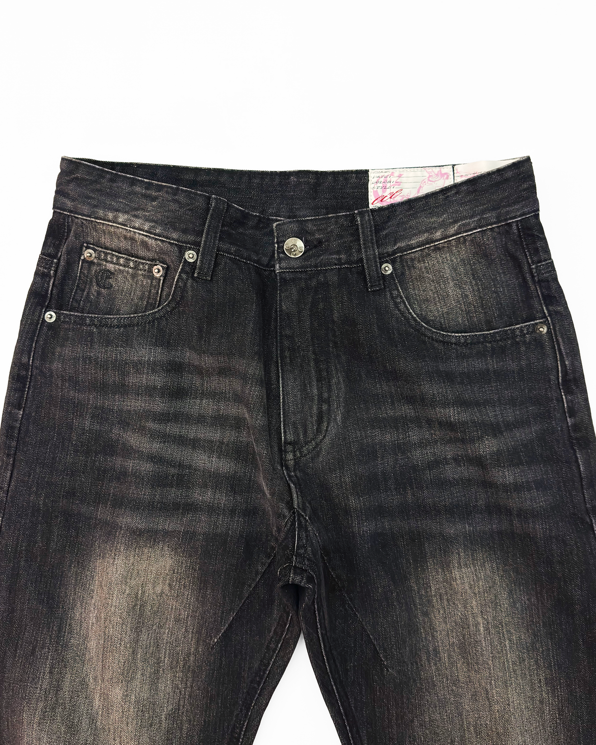 JAPANESE SELVEDGE LOOSE BOOTCUT DENIM (BLACK)