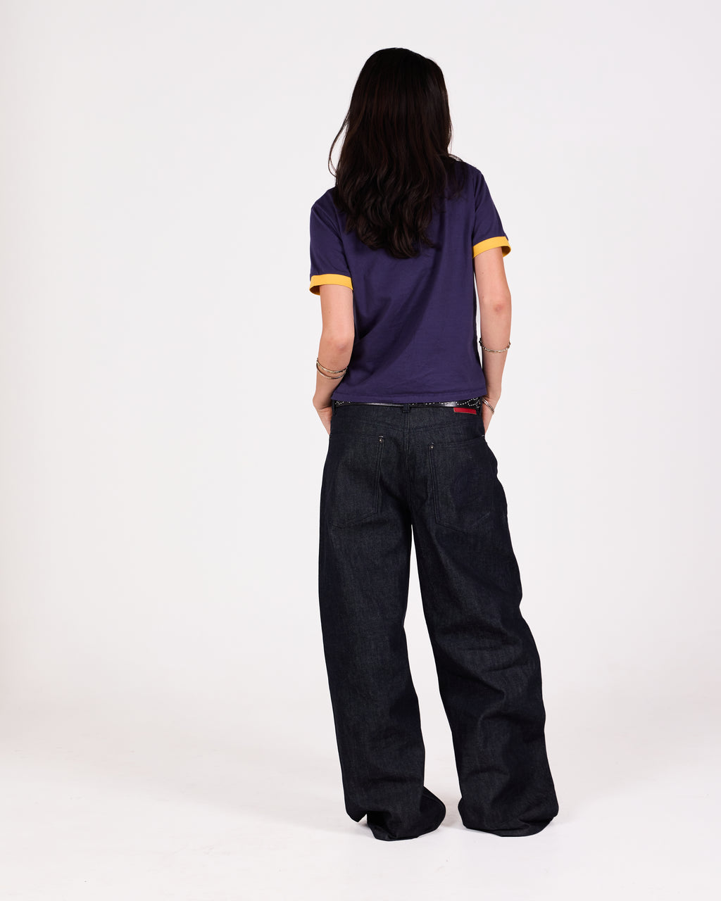 RINGER TEE REGULAR (PURPLE/YELLOW)