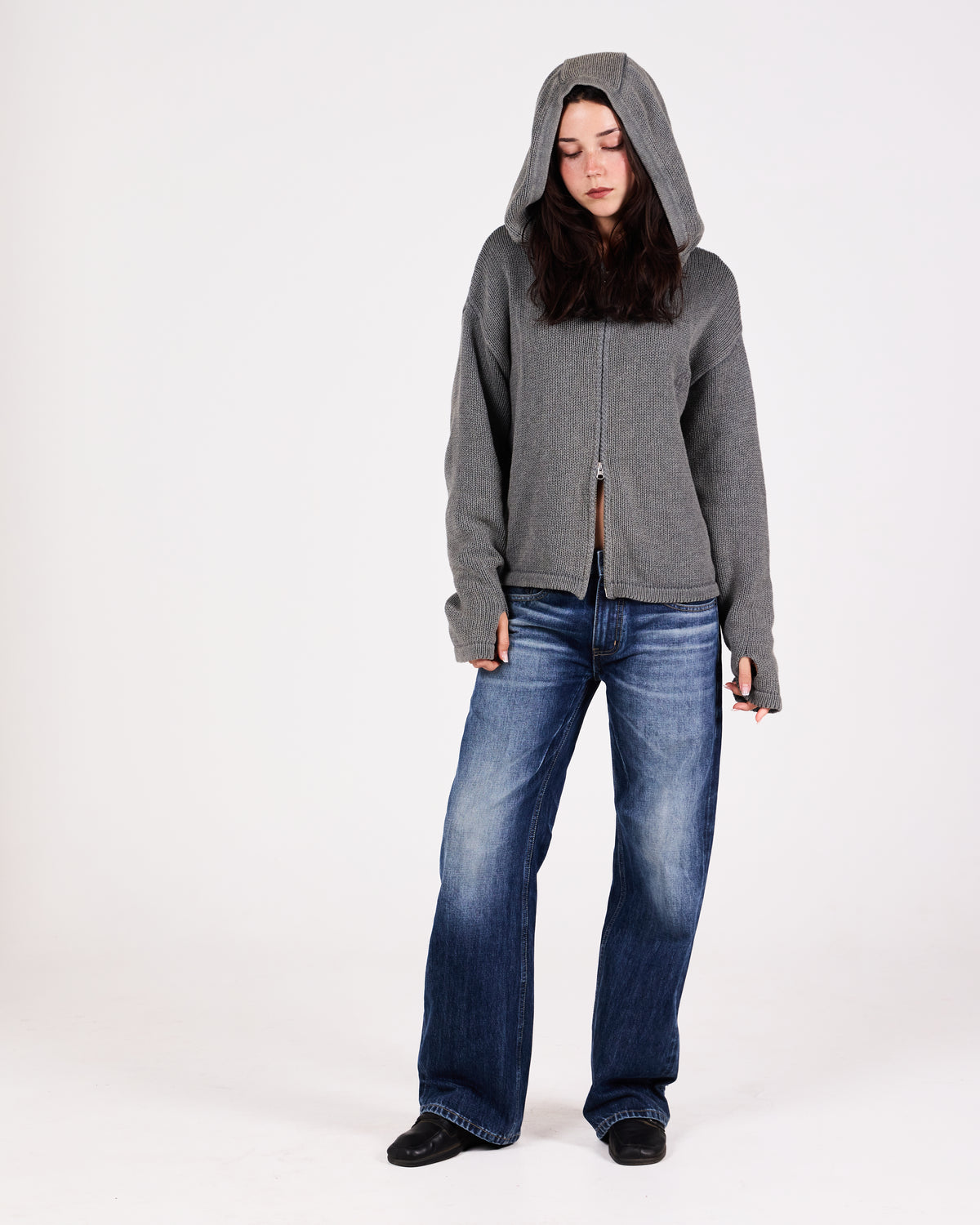 JAPANESE SELVEDGE STRAIGHT CUT DENIM (WASHED BLUE)