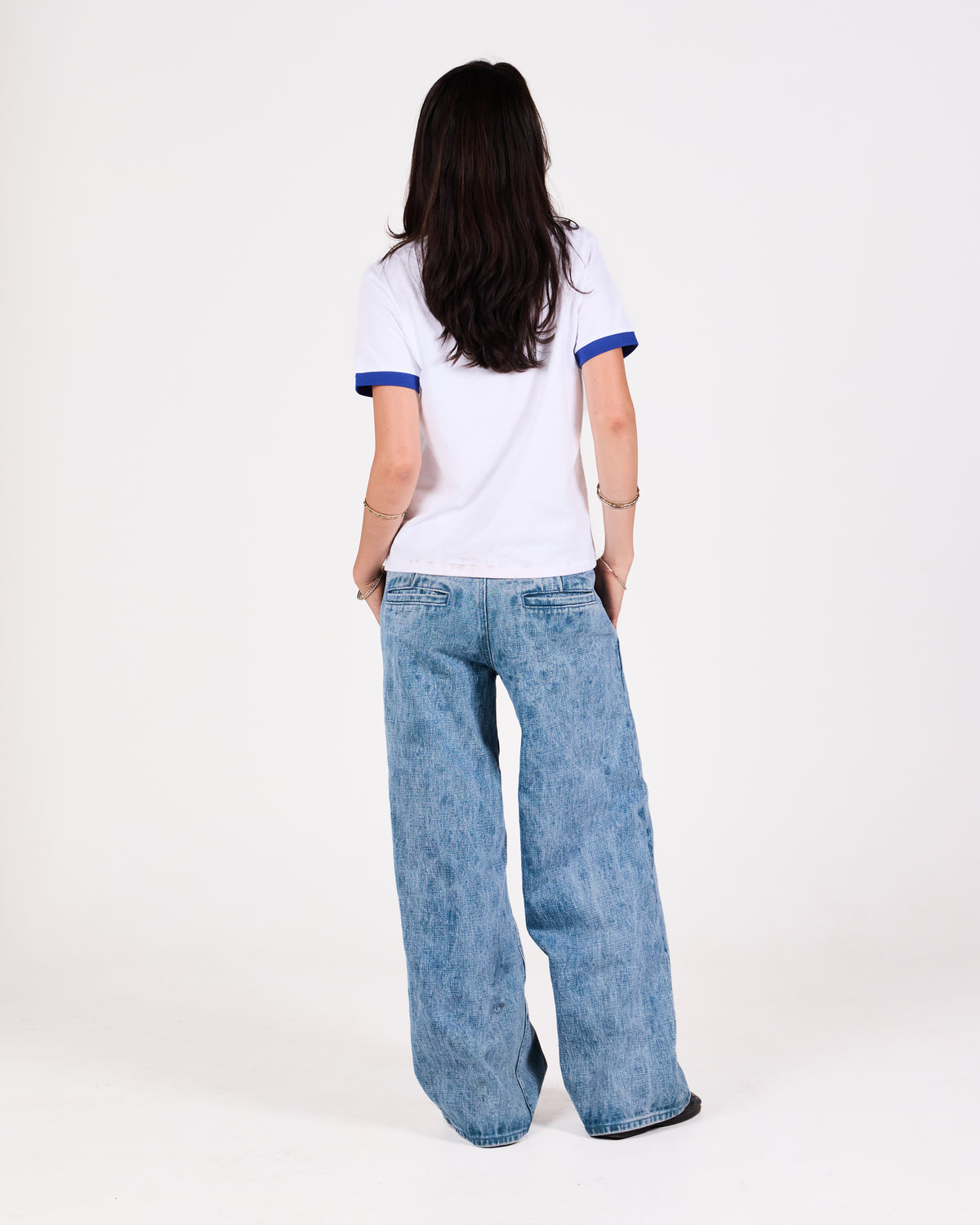 19OZ JAPANESE SLUBBY SELVEDGE DENIM (WASHED BLUE)