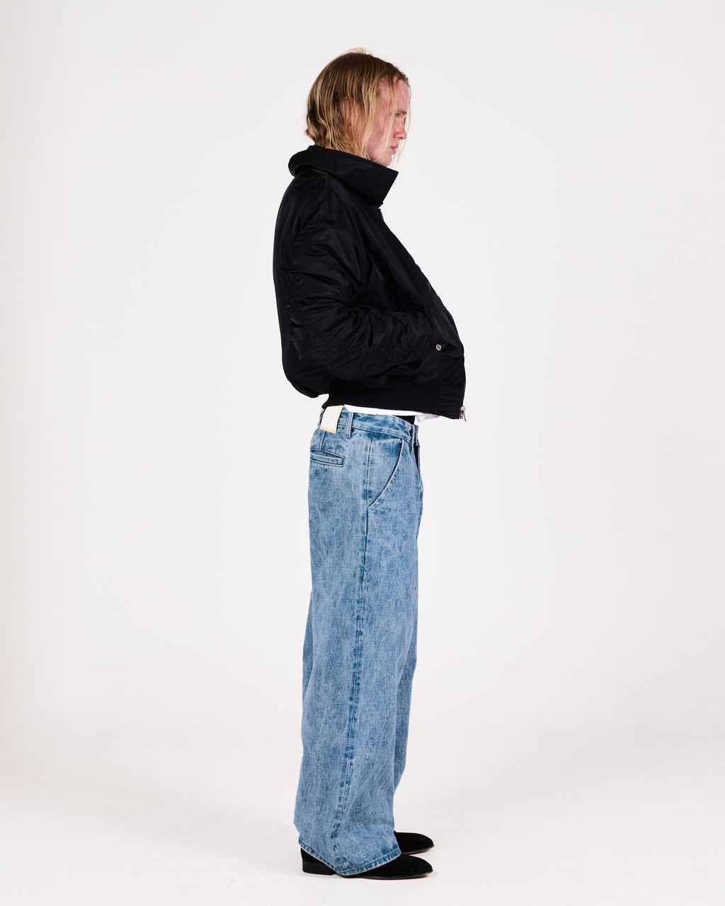 19OZ JAPANESE SLUBBY SELVEDGE DENIM (WASHED BLUE)