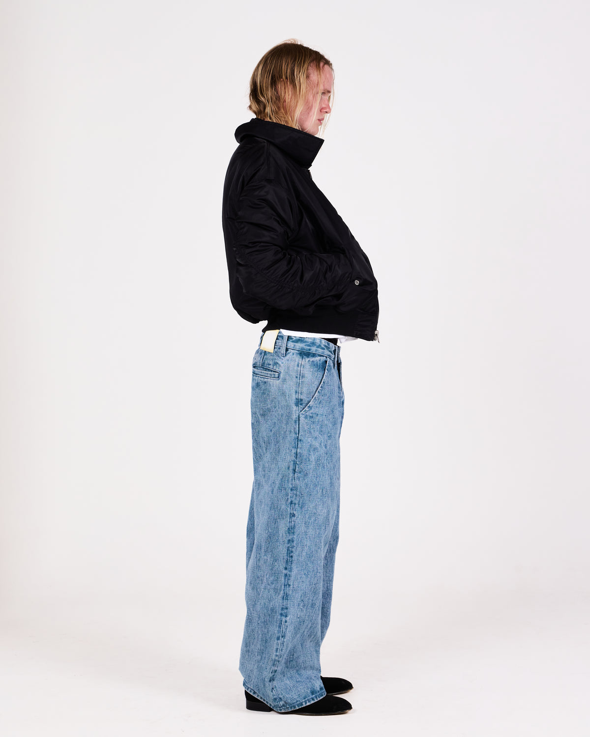 19OZ JAPANESE SLUBBY SELVEDGE DENIM (WASHED BLUE)