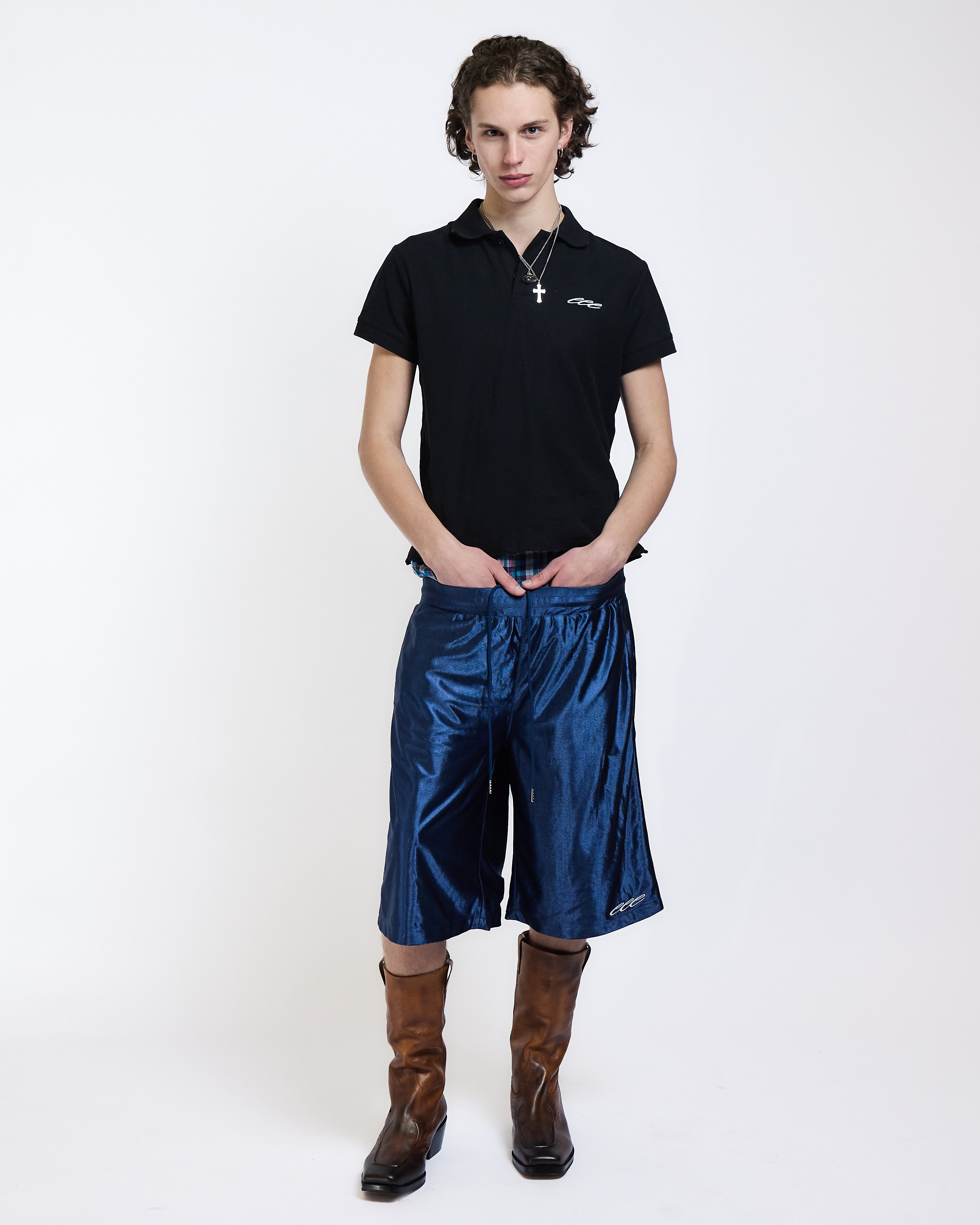 BASKETBALL SHORTS (BLUE) - ELYSIAN