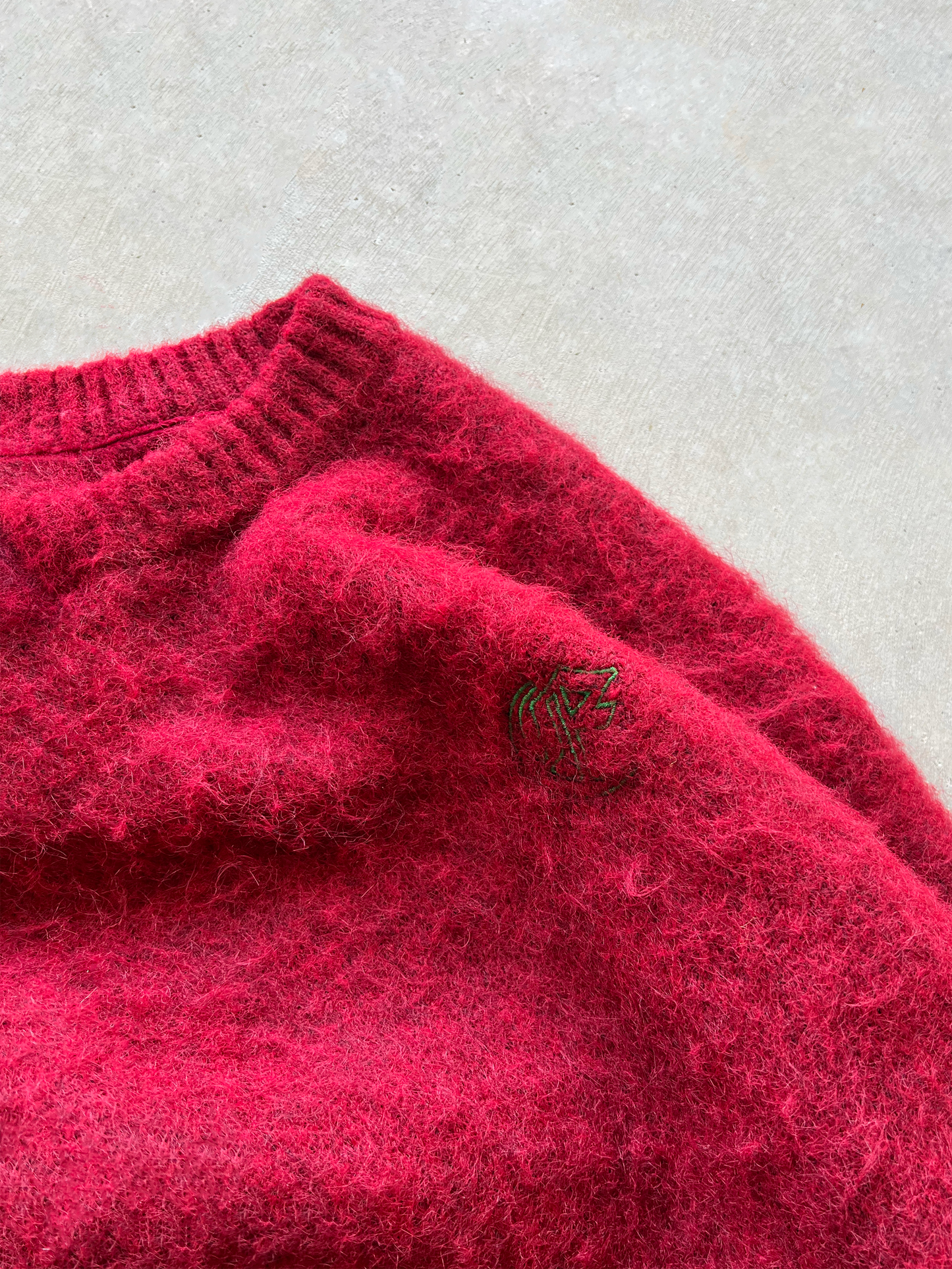 MOHAIR SWEATER (RED)