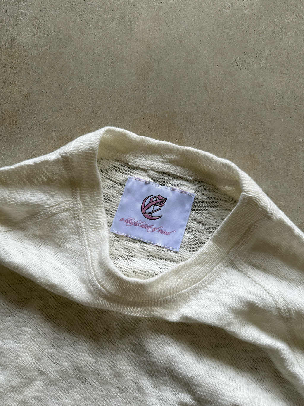 LIGHTWEIGHT SLUB LONG SLEEVE (WHITE)