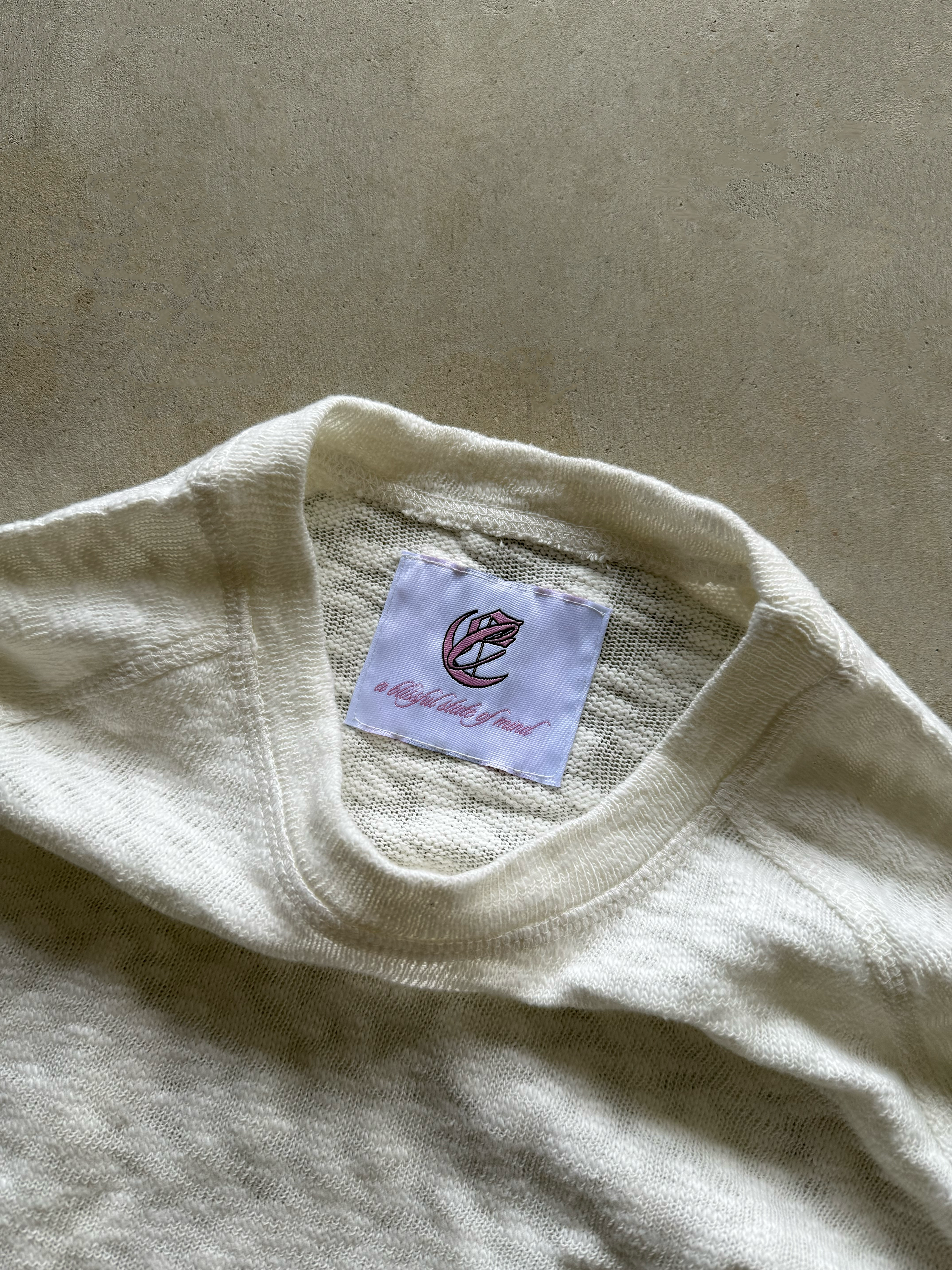 LIGHTWEIGHT SLUB LONG SLEEVE (WHITE)