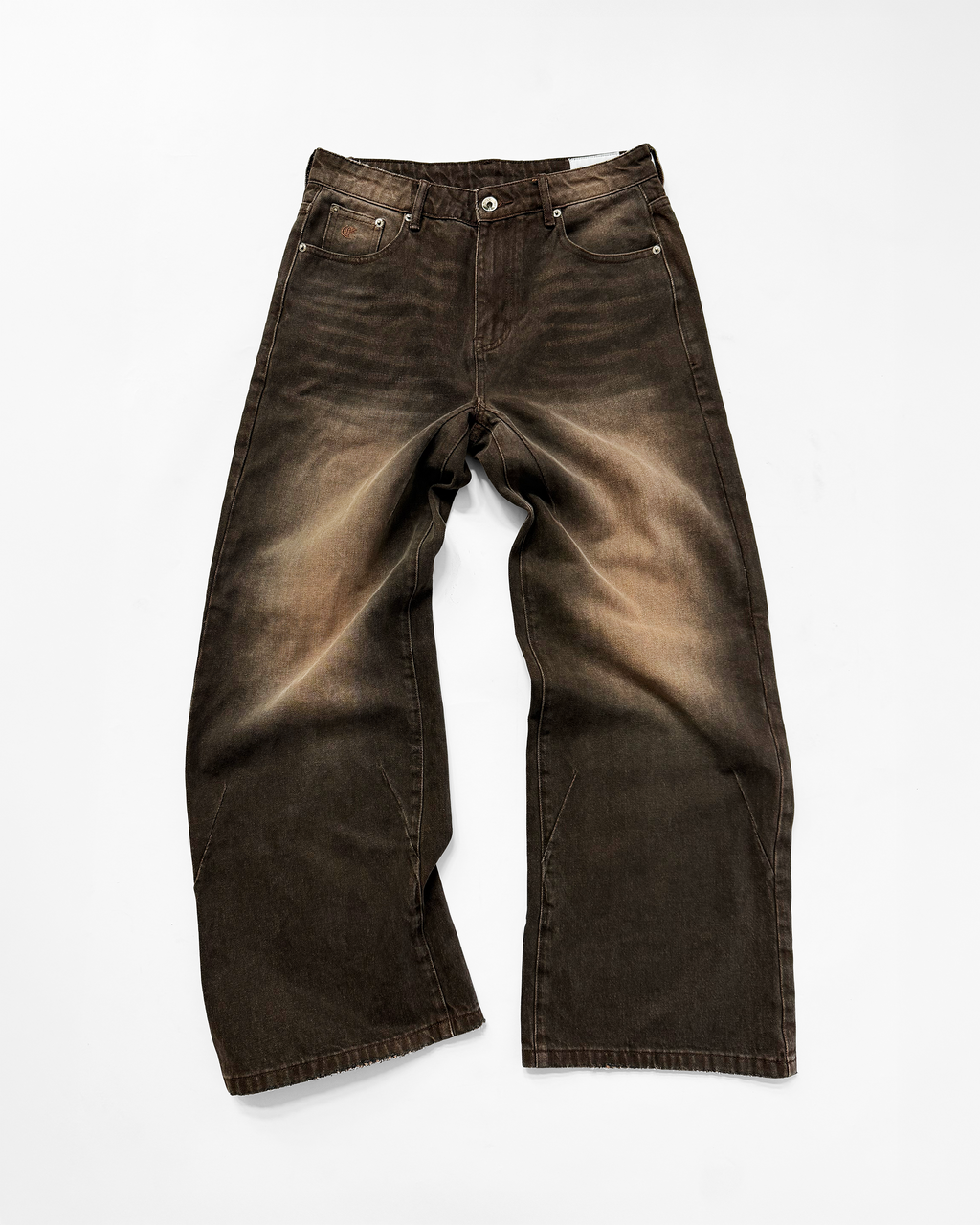 JAPANESE BAGGY DENIM (MUD BROWN) - ELYSIAN