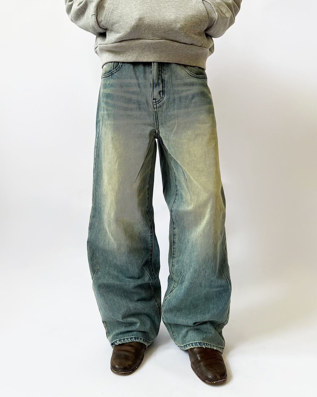 JAPANESE BAGGY DENIM (BLUE) - ELYSIAN